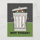 Search for oscar the grouch sesame street postcards Cute