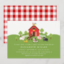 Search for barnyard animals baby shower invitations Neutral