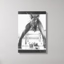Search for black white woman canvas prints Girl