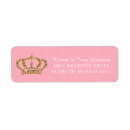 Search for baby princess return address labels Royal