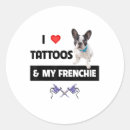 Search for love french bulldog stickers Colourful tattoos