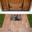 Search for scottish terrier doormats Black