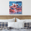Search for winter scene canvas prints Snow