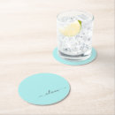 Search for teal coasters Aqua blue