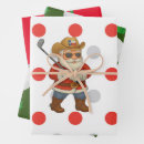 Search for texas christmas wrapping paper Santa