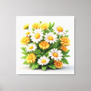 Search for white daisy canvas prints Petals
