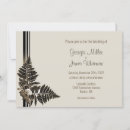 Search for fern wedding invitations Rustic