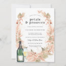 Search for petals and prosecco bridal shower invitations Chic
