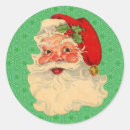 Search for vintage santa face stickers Claus
