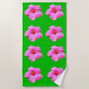 Search for hibiscus beach towels Pink