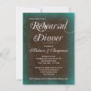 Search for turquoise rehearsal dinner invitations Aqua