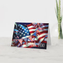 Search for red white blue thank you cards Usa flag