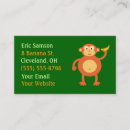Search for monkey business cards Primate