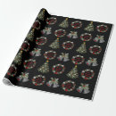 Search for gothic christmas wrapping paper Wreath