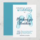 Search for flip flop wedding invitations Ocean