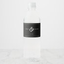Search for black water bottle labels Modern minimalist