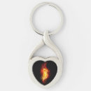 Search for flaming heart key rings Phoenix