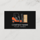 Search for haulage business cards Forklift