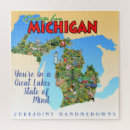 Search for michigan puzzles Map