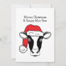 Search for cartoon cow christmas cards Xmas