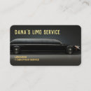 Search for luxury transport business cards Limousine