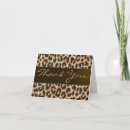 Search for leopard thank you cards Thanks