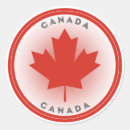 Search for canada maple leaf stickers Red and white