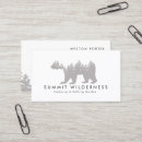 Search for pine tree business cards Mountains