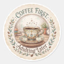 Search for funny coffee sayings stickers Vintage
