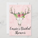 Search for skull bridal shower invitations Boho