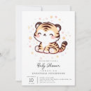Search for tiger baby shower invitations Simple