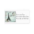Search for french rose return address labels Paris