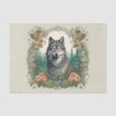 Search for wolf tissue paper Watercolor