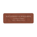 Search for monogram return address labels weddings Modern