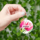 Search for bloom round key rings Tulips