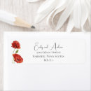 Search for spring garden blooms return address labels Bride