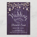 Search for purple rustic wedding invitations Boho