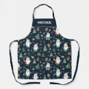 Search for holiday tree aprons Santa