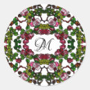 Search for stained glass flower stickers Red