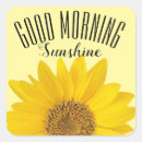 Search for sunshine sunflower stickers Good morning sunshine