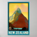 Search for new zealand travel posters Retro