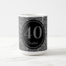 Search for 40th birthday for her mugs Stylish