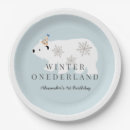 Search for polar bear plates 1st birthday