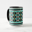 Search for teal and brown mugs Black