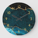 Search for gold and teal clocks Marble