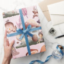 Search for 1st birthday girl wrapping paper Enchanted forest