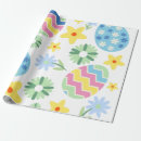 Search for religious easter wrapping paper Floral
