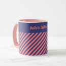 Search for light blue striped mugs Modern