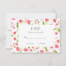 Search for flower pattern rsvp cards Pink