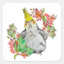 Search for tropical parrot stickers Watercolor